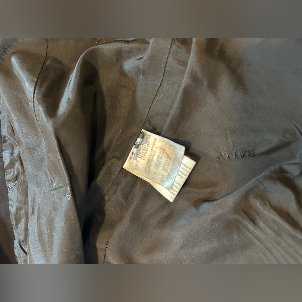 Vintage BALLY leather black vest - Picture 3 of 11